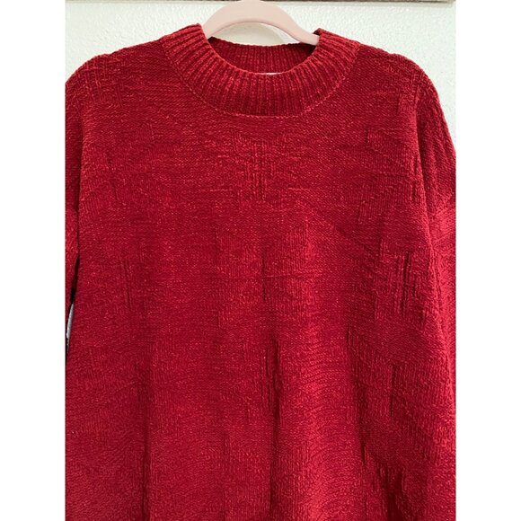 Weatherproof Vintage Women's Chenille Crewneck Sweater X- Large NWT Christmas - Picture 4 of 9
